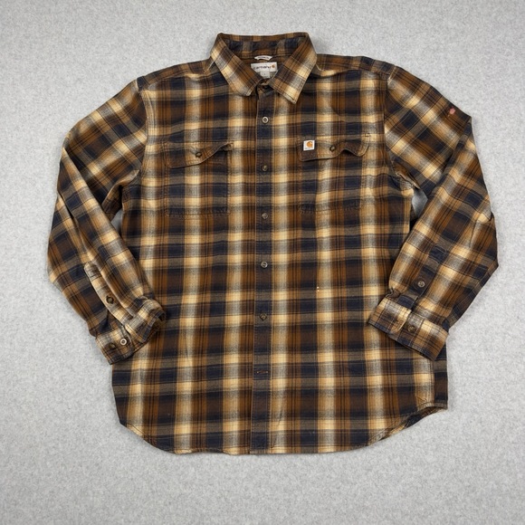 Carhartt Other - Carhartt Plaid Button Down Shirt Mens L Long Sleeve Workwear